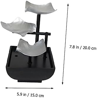 Running Water Tabletop Fountain for Desk Decor