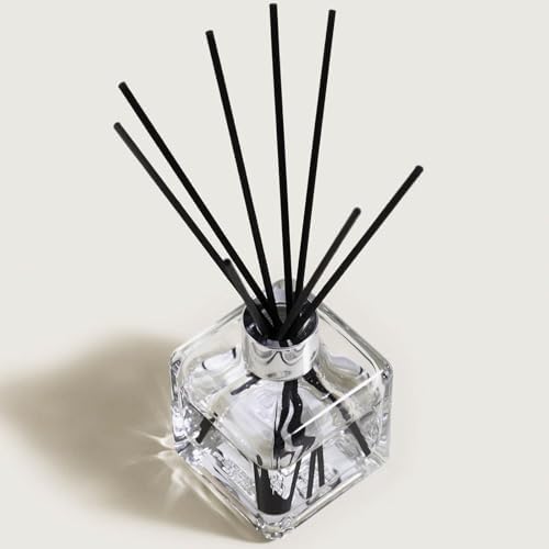 MAISON BERGER Reed Diffuser Cube Clear Scented Bouquet with Reed Sticks
