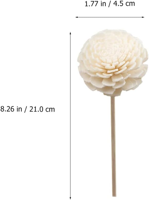 6pcs Dried Flower Rattan Sticks for Home Fragrance Decor