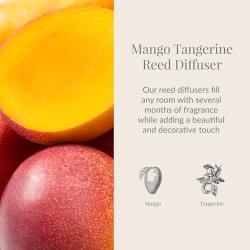 Archipelago Botanicals Mango Tangerine Reed Diffuser Set