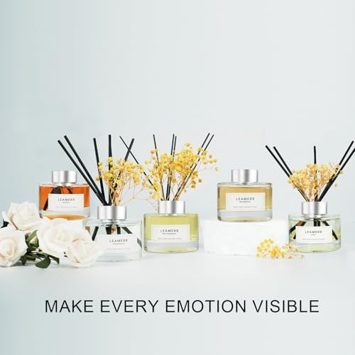 LEAMERR Reed Diffuser Set Orange Blossom 7 Fl Oz