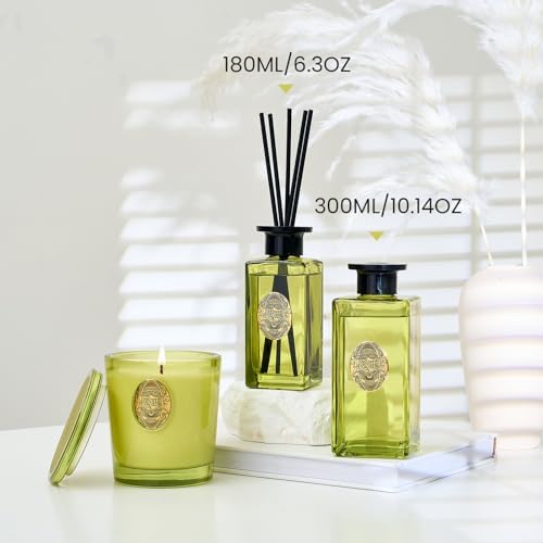 MSENSE 63 Oz Large Reed Diffuser Set Eucalyptus Mint
