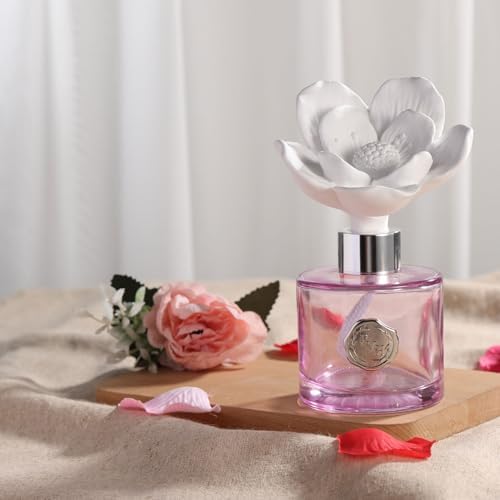 Ceramic Flower Reed Diffuser 100ml Velvet Petunia