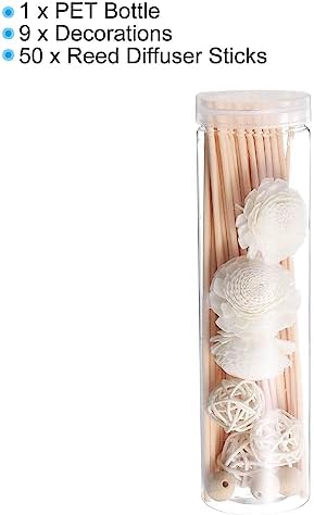 PATIKIL 30cm Reed Diffuser Stick Set 50 Pack