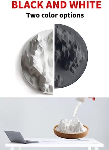 Zestify Mountain-Shaped Reed Diffuser Set Black