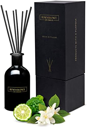 Benevolence LA Bergamot Jasmine Reed Diffuser Set