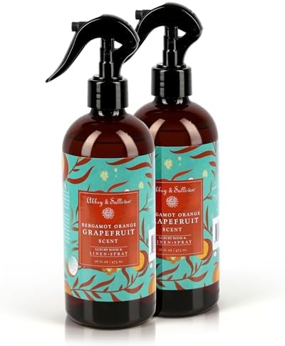 Abbey Sullivan Linen Spray Bergamot Orange Grapefruit 16 oz