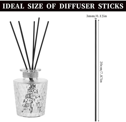 50PCS Black Fiber Reed Diffuser Sticks