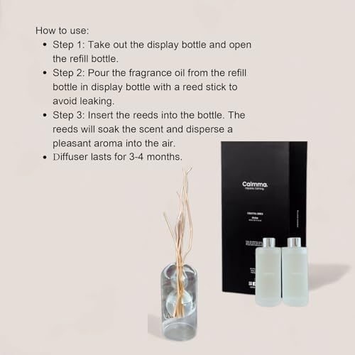 Ethereal Reed Diffuser Set with 2 Refills 6OZ
