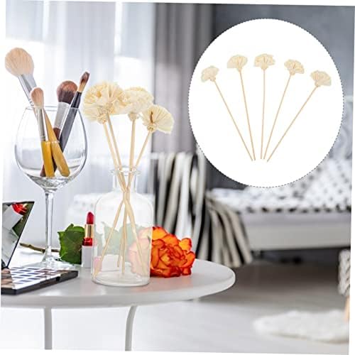 Hemoton Carnation Aroma Diffuser Sticks Set