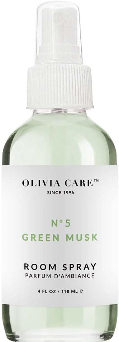 Olivia Care Room Spray Green Musk 4 FL OZ