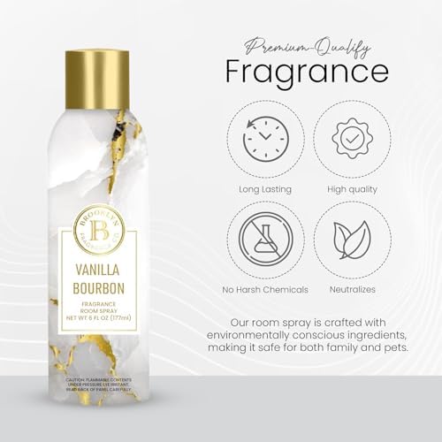Brooklyn Fragrance Co Marble Room Spray - Vanilla Bourbon 6 Fl Oz