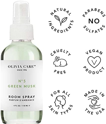 Olivia Care Room Spray Green Musk 4 FL OZ