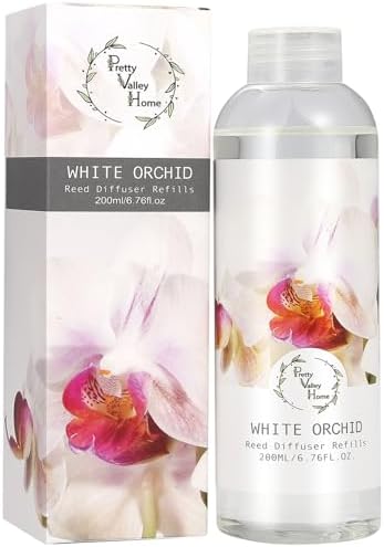 White Orchid Reed Diffuser Refill for Pretty Valley