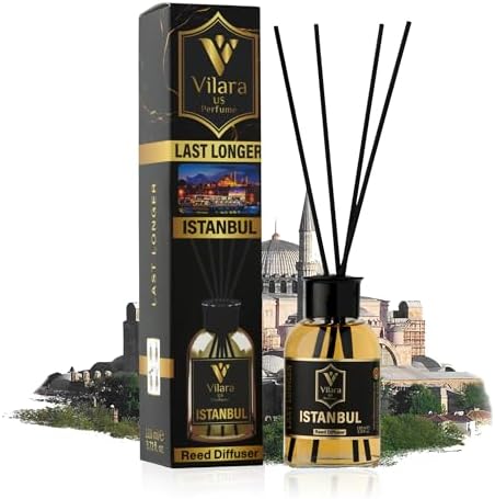 Vilara Reed Diffuser Set Pack of 3 Mango Oud Istanbul