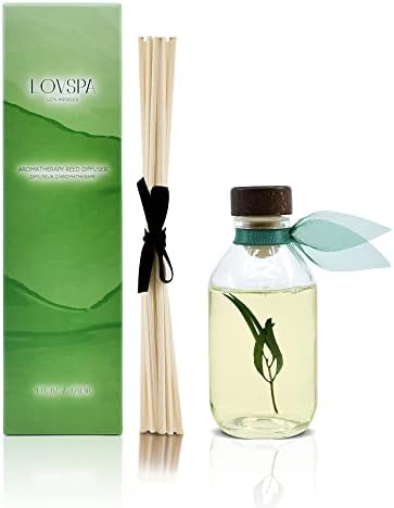 LOVSPA Bamboo Citrus Reed Diffuser Set