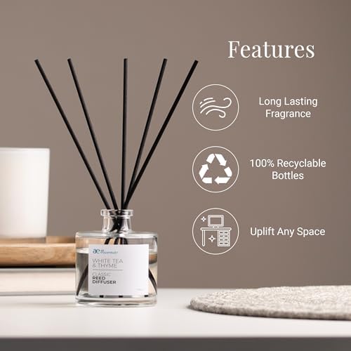 Classic White Tea Thyme Reed Diffuser Set