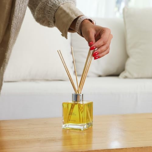 Doctor Aromas Essential Oil Reed Diffuser Glass Jar Set