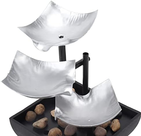 Walfront Indoor 3-Tier Water Fountain Ornament 1