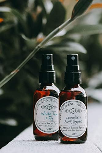 Fragrant Room Spray - Green Clover Aloe Amber Glass Bottle