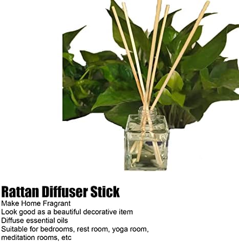 Asodomo 100pcs Reed Diffuser Sticks for Home Office Bathroom