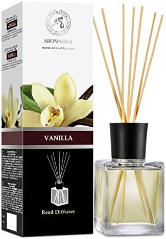 Vanilla Essential Oil Reed Diffuser Set 17 Fl Oz