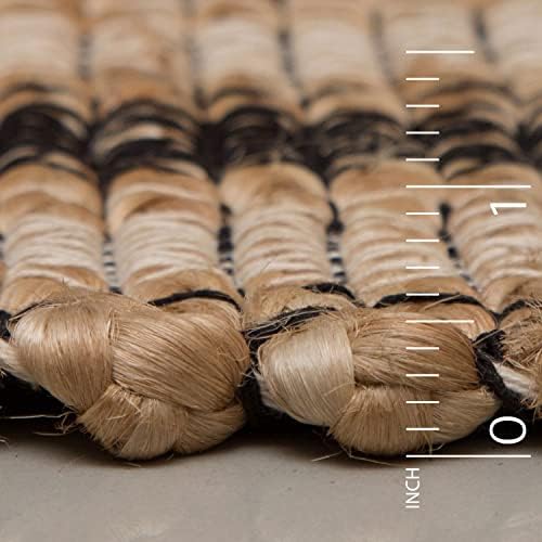 Eco Crave Natural Jute Braided 2x3 ft Entryway Rug