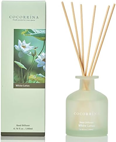 Cocorrina Reed Diffuser - White Lotus 676oz Set