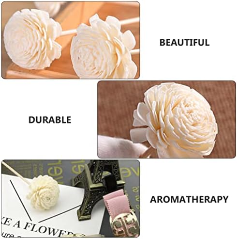 6pcs Dried Flower Rattan Sticks for Home Fragrance Decor