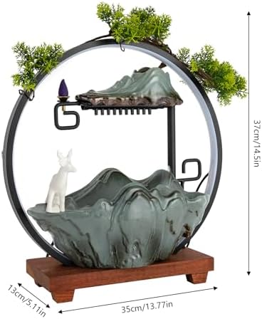 Tapischion Tabletop Fountain with Light Atomizer