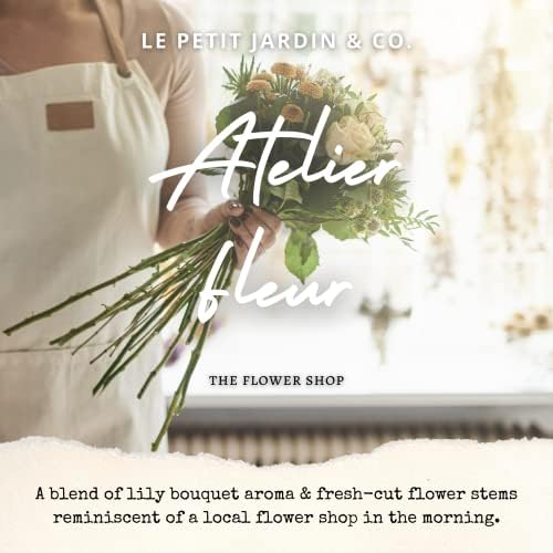 Le Petit Jardin Co Reed Diffuser Set with Real Dried Flowers