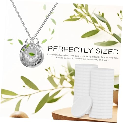 STOBAZA 100pcs Essential Oil Diffuser Pads Replacement Set