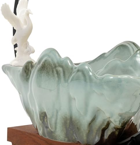 Haraisyo Romantic Tabletop Water Fountain with LED Light
