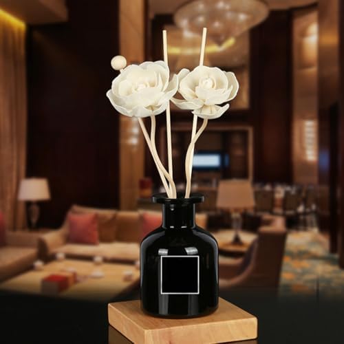 5PCS Rattan Diffuser Sticks with Artificial Flowers