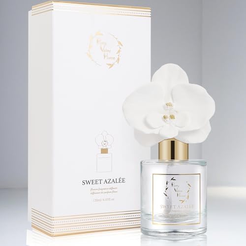 Pretty Valley Home Reed Diffuser Set Orchid Flower Oil 120Ml Gift Box for Decor