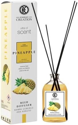 Room Freshener Set - Pineapple Citrus Aromatherapy Diffuser 115 ml