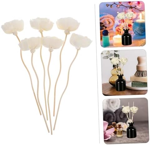 6pcs Aromatherapy Flower Diffuser Sticks Essential Oil Refills