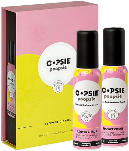 Pre GO Toilet Spray Discreet Portable 2 Pack