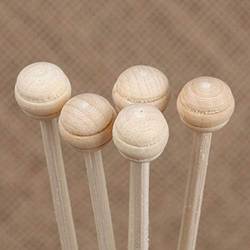 SUPVOX 10 Pcs Reed Diffuser Set with Wooden Beads