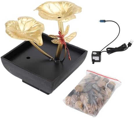 Zerodis USB Tabletop Fountain with Dragonfly Design