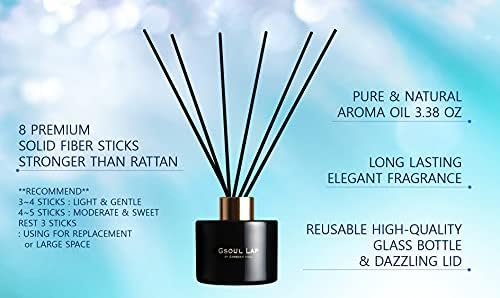 Rose Dark Amber Reed Diffuser Set 100 mL