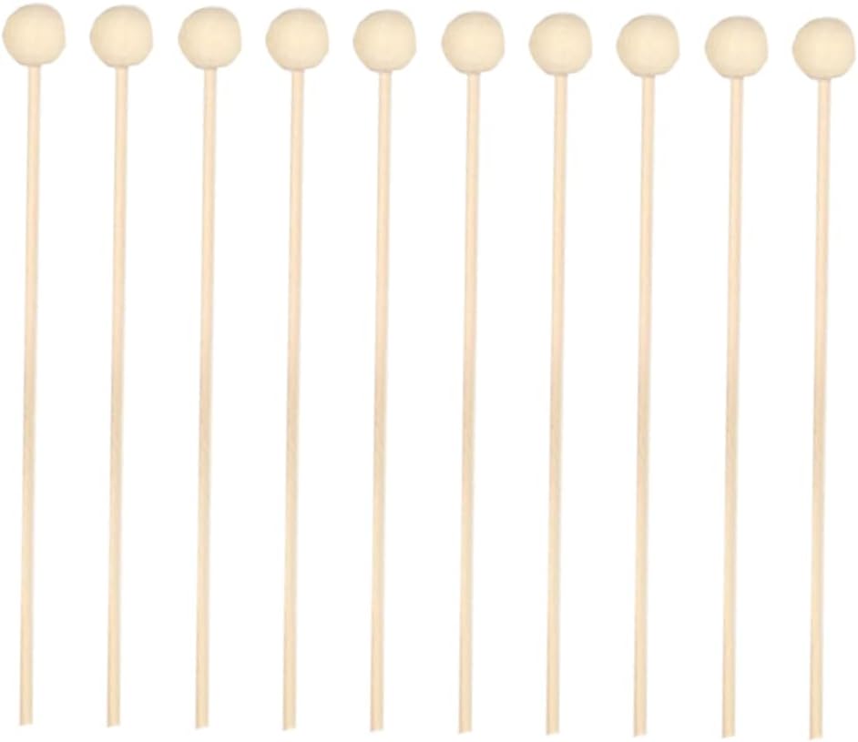 Zerodeko 10pcs Natural Rattan Diffuser Sticks with Wooden Bead Reeds for Home Fragrance