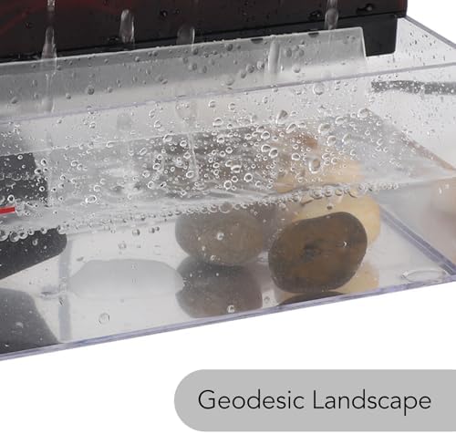 Tabletop Water Fountain with LED Light USB Powered Compact Design