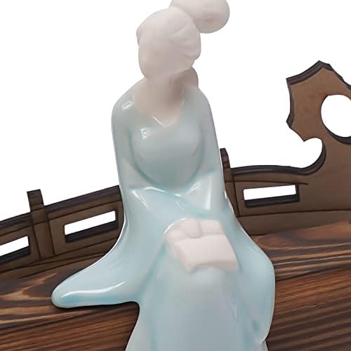 Netcoin Tabletop Water Fountain with Incense Burner and LED Lights