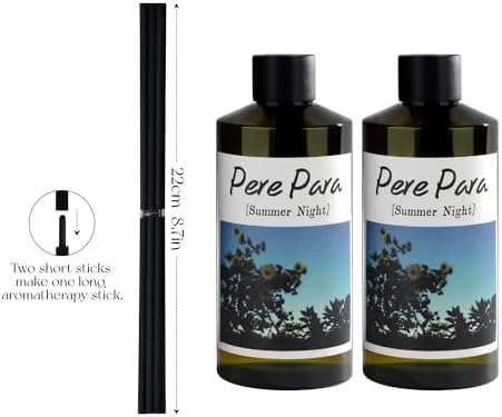 Summer Night Scent Premium Reed Diffuser Set 2 Pack