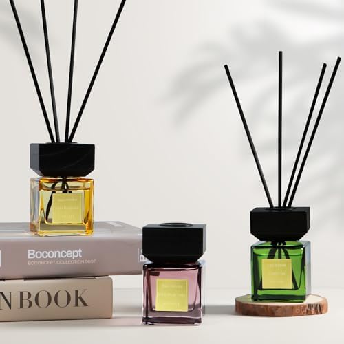 Aeeteek Reed Diffuser Set of 3 with Fragrance Oil