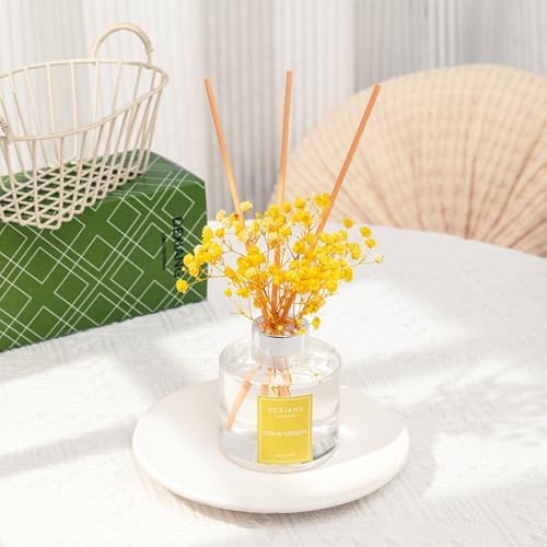 Dexiang 338 Oz Eucalyptus Lemon Verbena Reed Diffuser Set