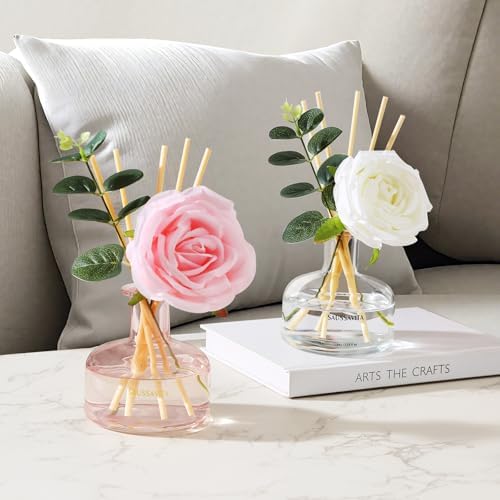 Saussavita Reed Diffusers Set Tangerine Pink Rose