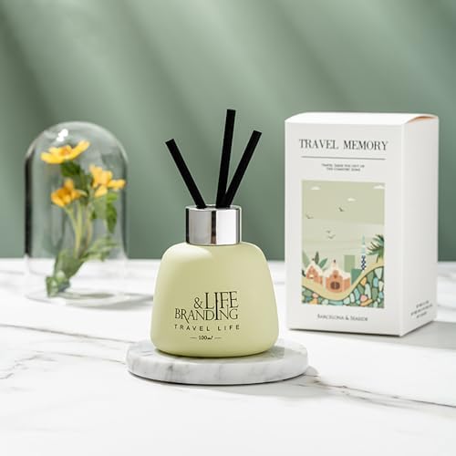 Muufuser Reed Diffuser 100ml Natural Essential Oil Aromatherapy