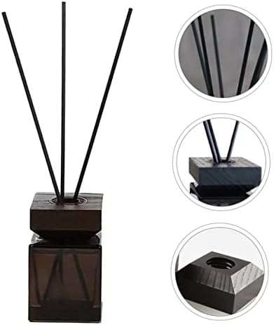 Elegant White Square Glass Diffuser Bottle for Essential Oils